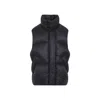 Mordecai Contemporary Black Puffer Waistcoat In Black