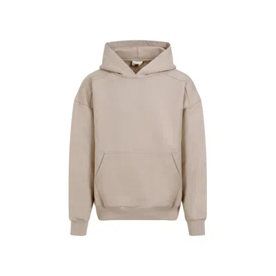 MORDECAI HOODED SAND COTTON SWEATSHIRT
