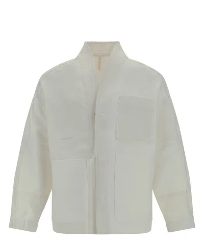 Mordecai Kimono Jacket In White