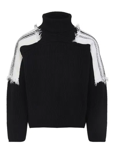 MORDECAI JACQUARD STRIPE TURTLE NECK
