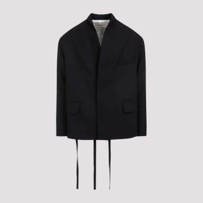 Mordecai Kimono Suit Jacket In Black