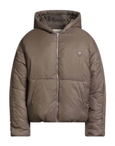 Mordecai Man Puffer Khaki Size Xl Polyamide