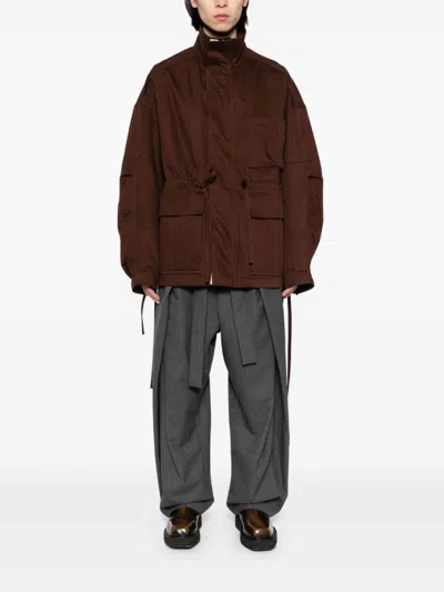 Mordecai Military Jacket In Brown
