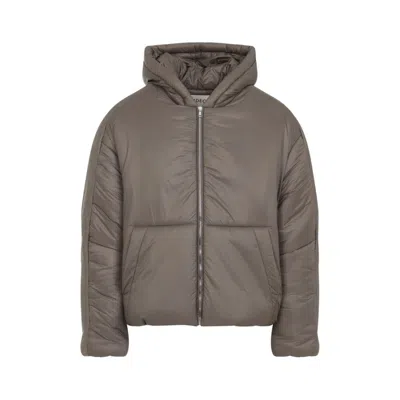 Mordecai Mud Brown Hoodie Puffer