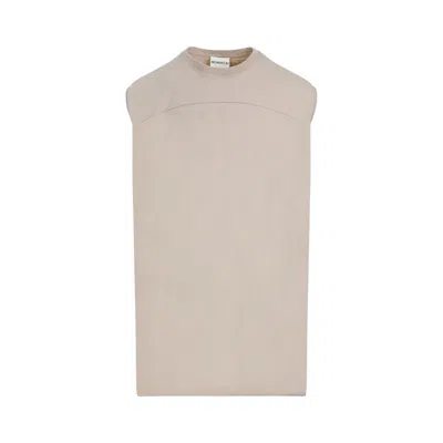 Mordecai Muscle Sand Cotton T-shirt In Neutrals