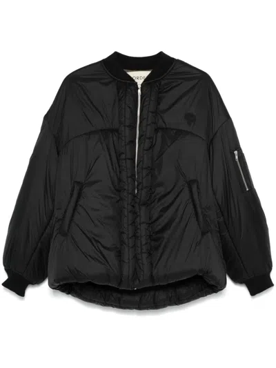 Mordecai Padded Hooded Jacket In Black
