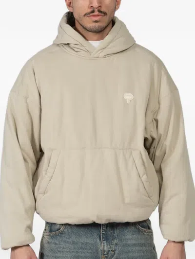 Mordecai Padded Hoodie In Brown