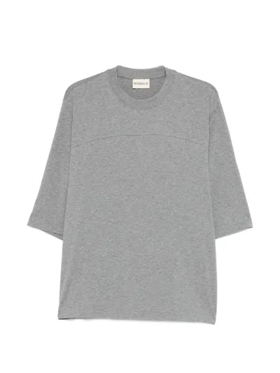 Mordecai Panelled Graphic T-shirt In Gray