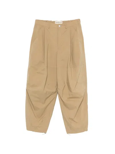 Mordecai Pleat Stripe-detail Cargo Pants In Neutral