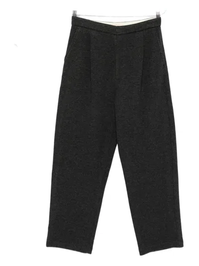 Mordecai Pleated Trousers In Black