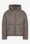 Mordecai Padded Casual Jacket With Modern Fit In Gray