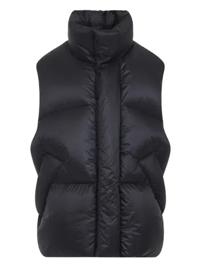 Mordecai Quilted High-neck Gilet In Black