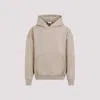 Mordecai Signature Stripe Hooded Sweatshirt In Nude & Neutrals