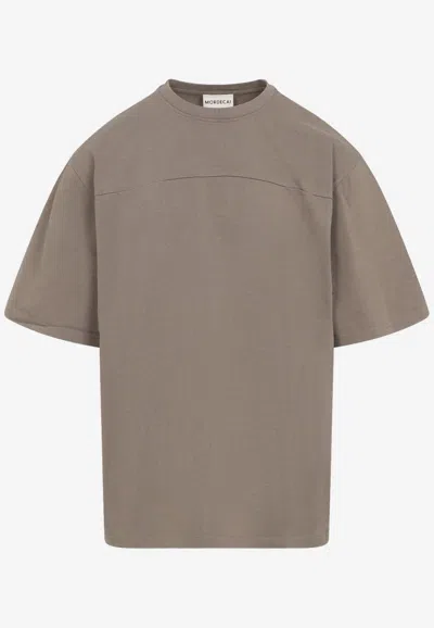 Mordecai Short-sleeved Crewneck T-shirt In Brown