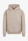 Mordecai Signature Stripe Hooded Sweatshirt In Sand
