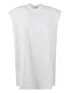 Mordecai Sleeveless Oversized Top In White