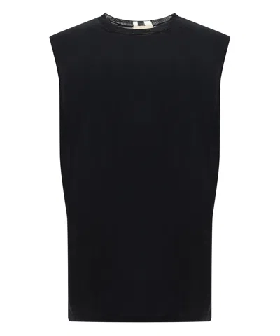 Mordecai Sleeveless T-shirt In Black