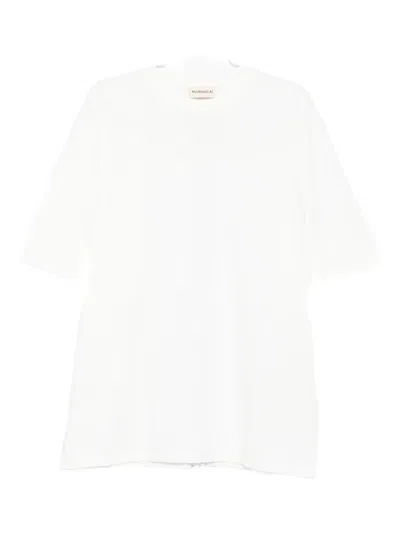 Mordecai Stripe-detail T-shirt In White