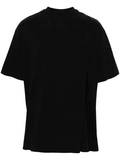 Mordecai Stripe-print Layered T-shirt In Black