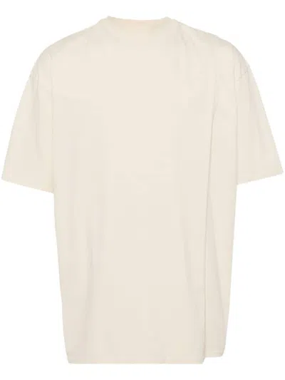 Mordecai Striped-embellished Organic Cotton T-shirt In Neutrals