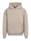 Mordecai Signature Stripe Hooded Sweatshirt In Nude