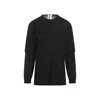 Mordecai Double Layer Sweater Fresco In Black