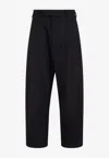 Mordecai Wool Trousers In Black