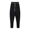 Mordecai Tapered Black Trousers With Pleated Front In Black