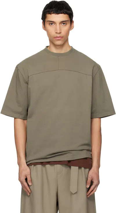 Mordecai Taupe Classic Fit T-shirt In Neutral