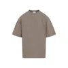 Mordecai Taupe T-shirt With Sporty Stripes In Brown