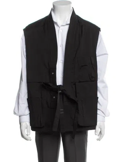 Pre-owned Mordecai Vest In Black