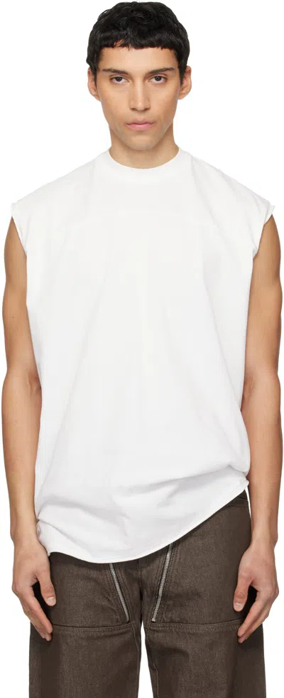 Mordecai White Muscle Tank Top In Multi