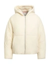 Mordecai Woman Puffer Cream Size M Virgin Wool, Wool, Acrylic, Polyamide, Elastane