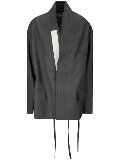 MORDECAI WRAP WOOL JACKET