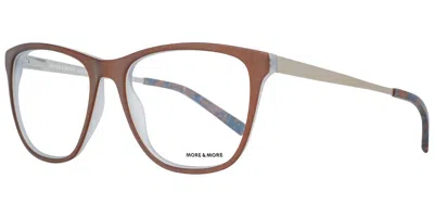 More & More 50506 Women's Glasses, Brown, Size 55