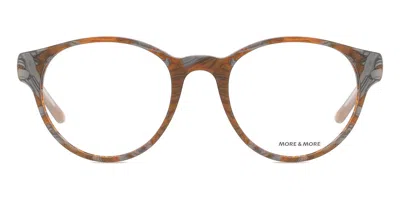 More & More 50508 Women's Glasses, Brown, Size 48