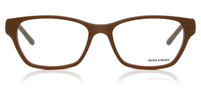 More & More 50509 Women's Glasses, Brown, Size 52
