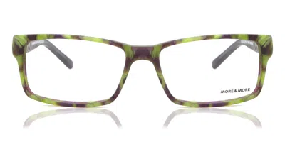 More & More 50510 Women's Glasses, Green, Size 53
