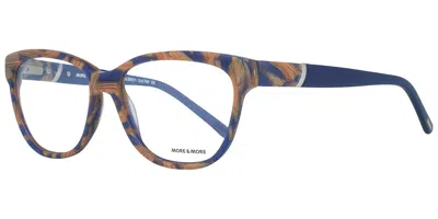 More & More 50511 Women's Glasses, Blue, Size 54