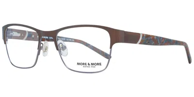More & More 50515 Women's Glasses, Brown, Size 52