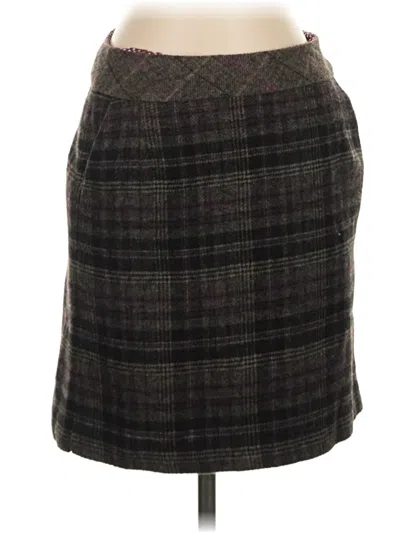 Pre-owned More & More Formal Skirt In Brown