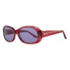More & More Red Plastic Sunglasses