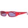 More & More Plastic Women's Sunglasses In Red