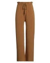 More By Siste's Woman Pants Mustard Size L Viscose, Polyester, Polyamide
