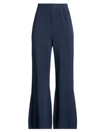 More By Siste's Woman Pants Navy Size S Viscose, Pbt - Polybutylene Terephthalate, Nylon In Blue
