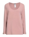 More By Siste's Woman Sweater Antique Rose Size S Viscose, Wool, Polyamide In Pink