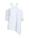 More By Siste's Woman Top White Size S Viscose, Elastane