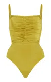 Moré Noir Blair One-piece Swimsuit In Green