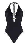 Moré Noir Uma One-piece Swimsuit In Black