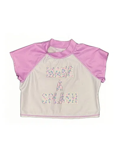 Pre-owned More Than Magic Kids' Rash Guard In Pink